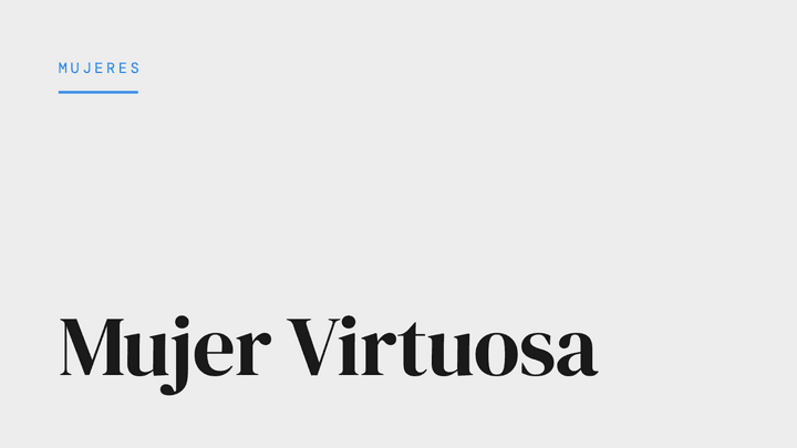 Mujer Virtuosa